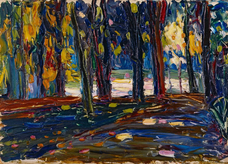 Saint-Cloud Park'ta - Sonbahar II - Vassily Kandinsky
