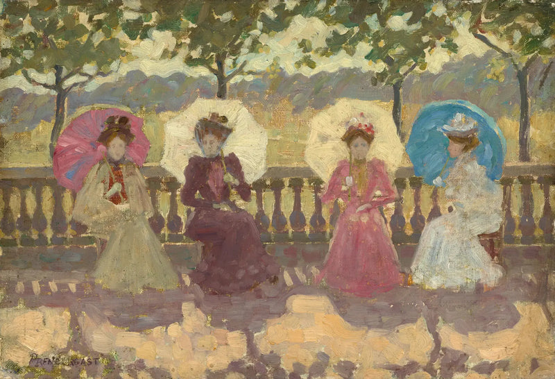 Parkta, Paris - Maurice Prendergast