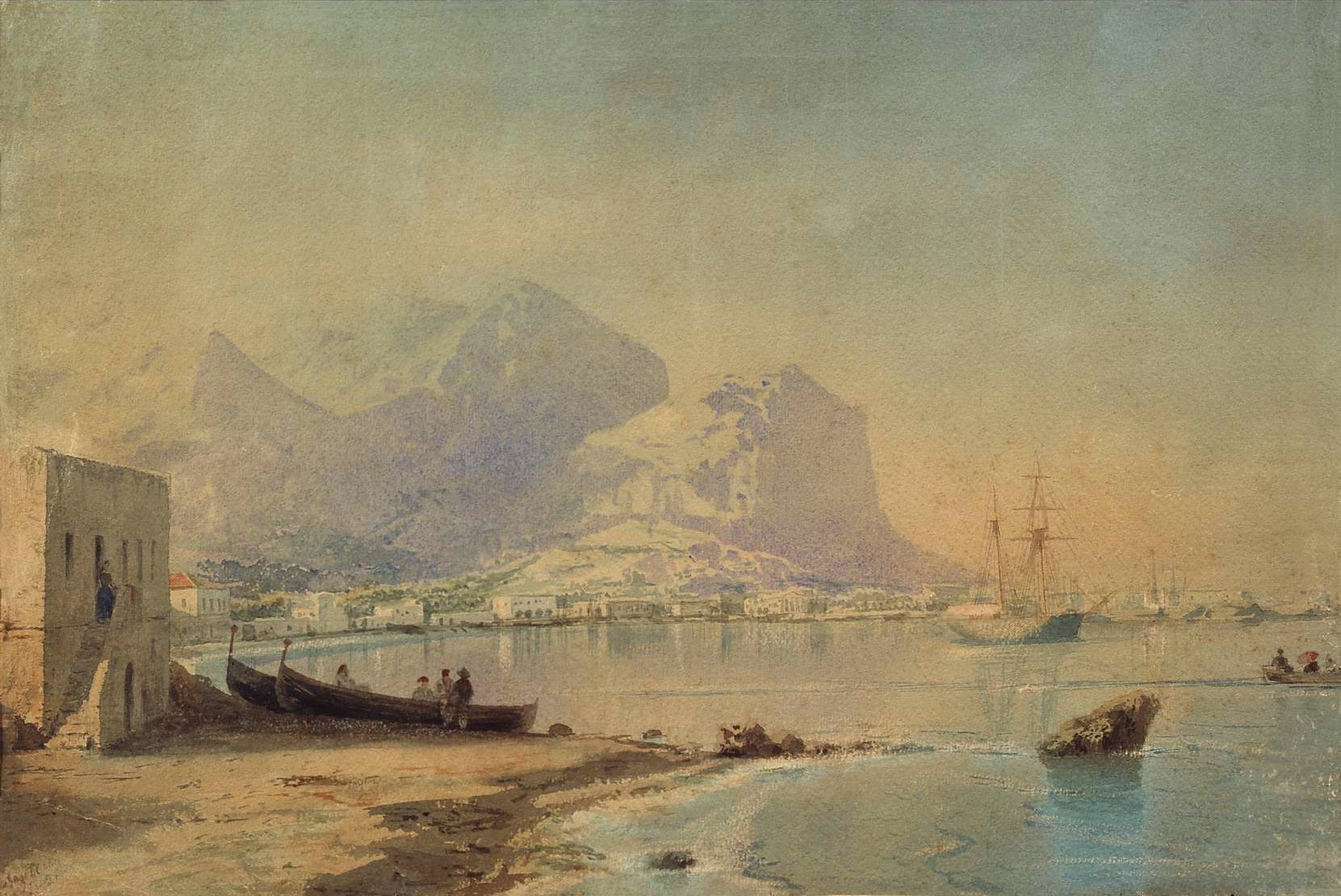 Dans le port - Ivan Aïvazovski
