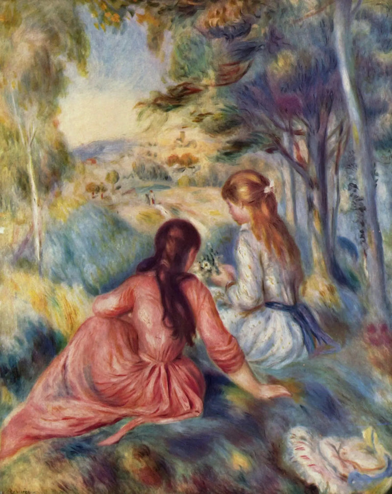 Çayırda - Pierre-Auguste Renoir