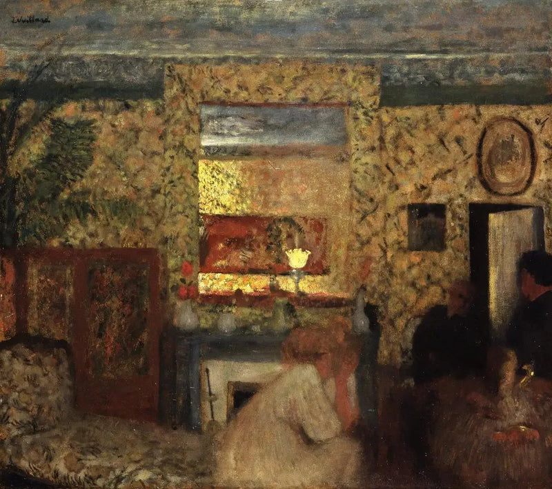 Natanson Salonu'nda Villeneuve-sur-Yonne'da - Édouard Vuillard