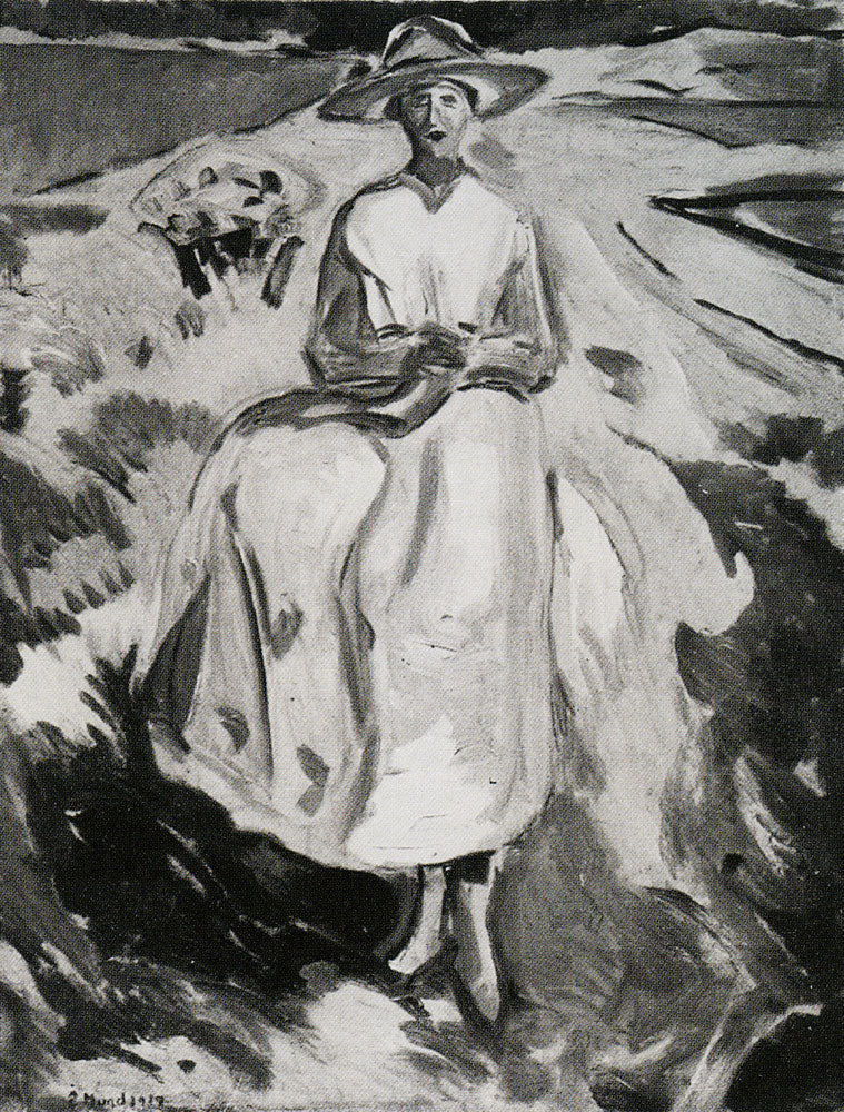 Reproduction du tableau « Dans le vent - Edvard Munch » par Alpha Reproduction en peinture à l’huile