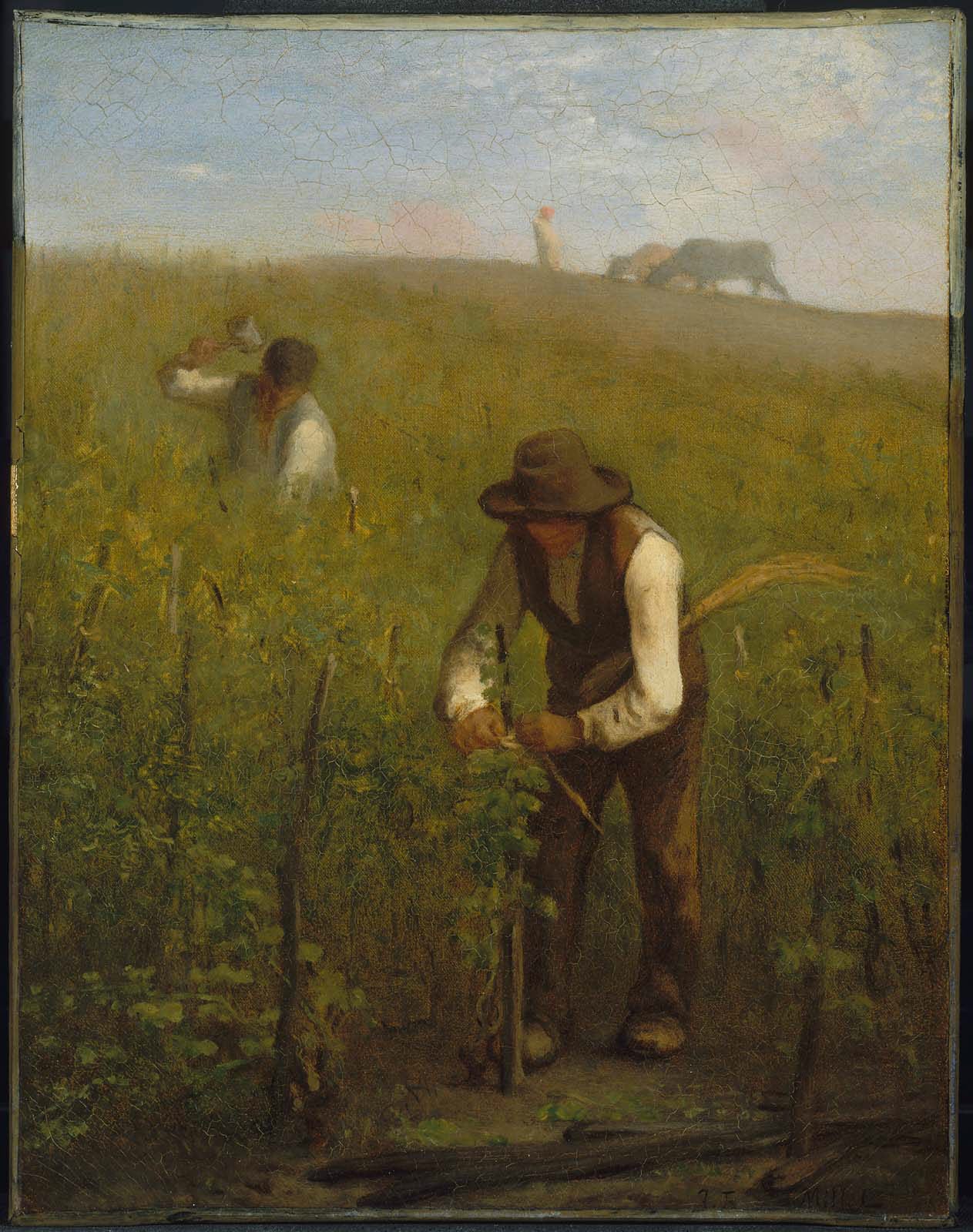 Dans le vignoble - Jean-François Millet