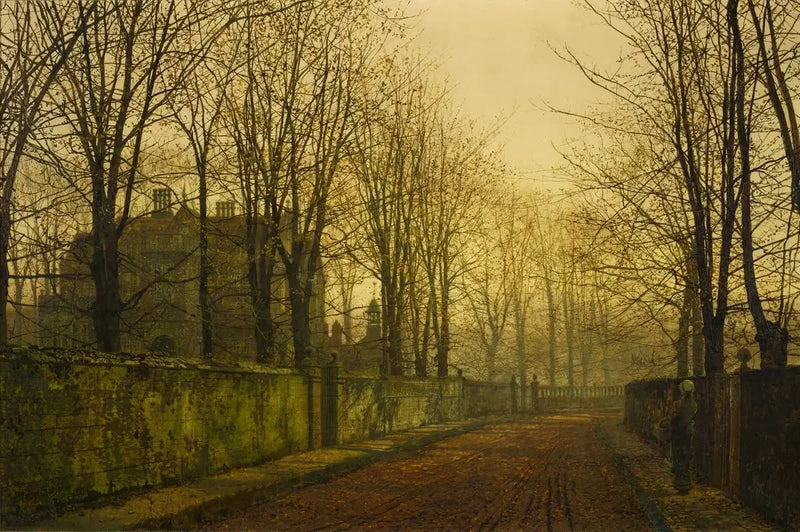 Sonbaharın altın sislerinde - John Atkinson Grimshaw