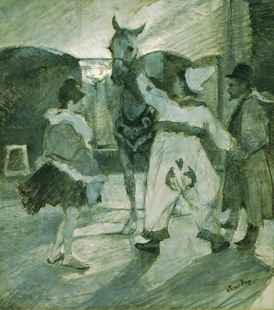 Sirkin Perde Arkasında - Henri de Toulouse-Lautrec