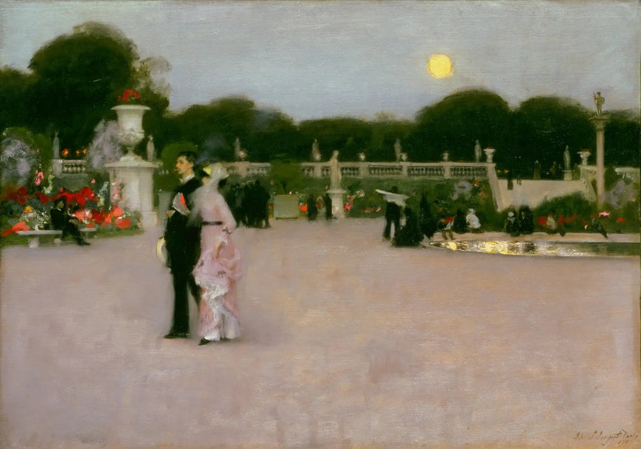 Lüksemburg Bahçeleri'nde - John Singer Sargent