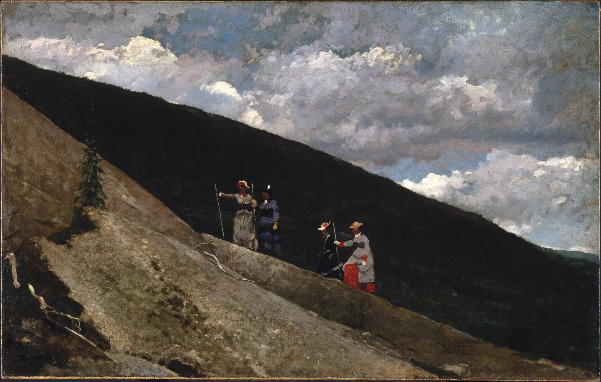 Dans les montagnes - Winslow Homer image 1 reproduction artisanale de tableau