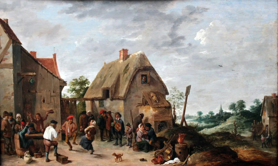Köy Panayırında Dans - David Teniers genç