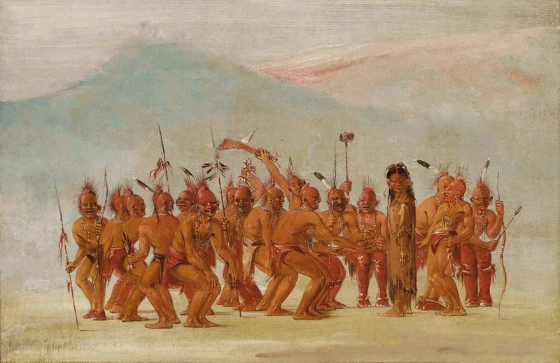 Berdash'ta Dans - George Catlin