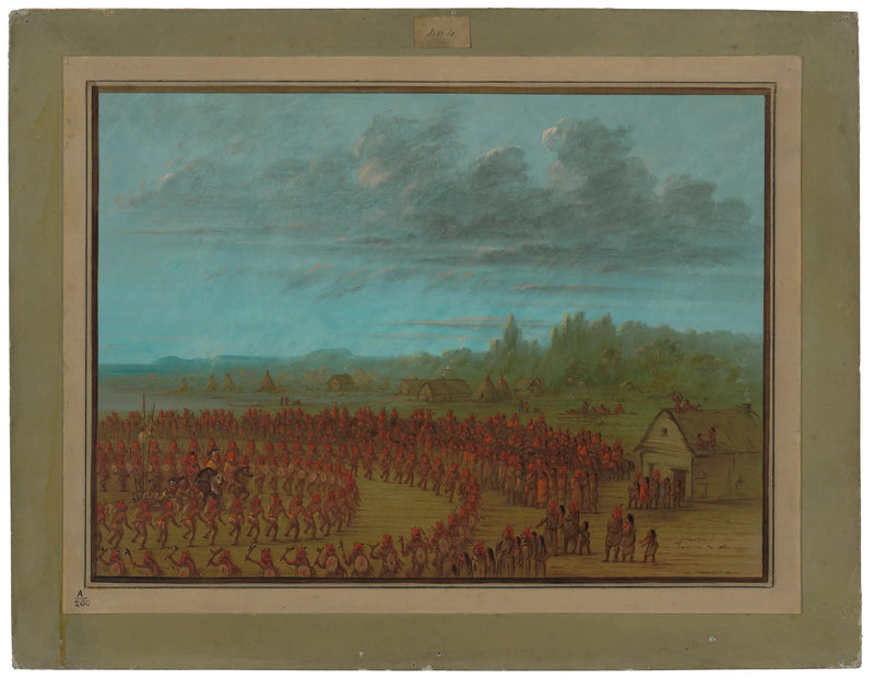 Saukies Savaş Dansı - George Catlin