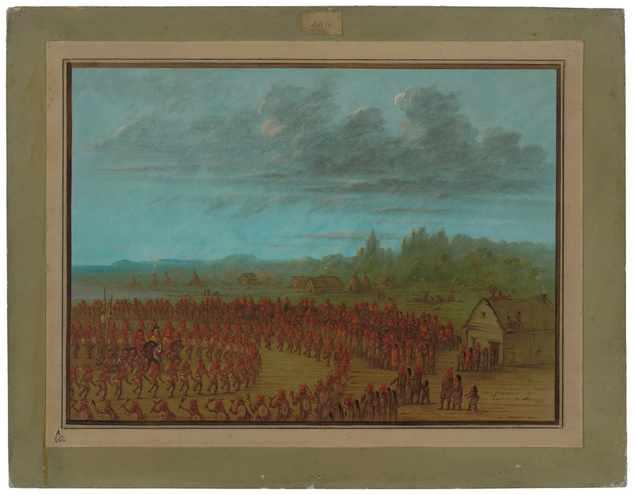 Saukies Savaş Dansı - George Catlin
