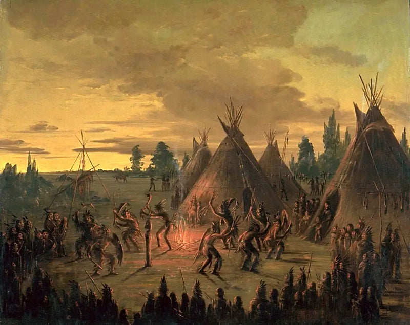 Savaş Dansı, Sioux - George Catlin