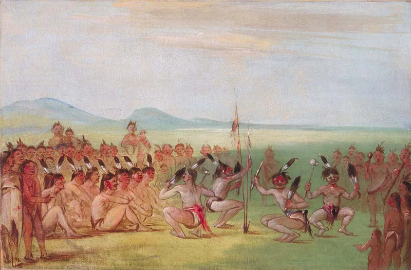 Şahin Dansı, Choctaw - George Catlin