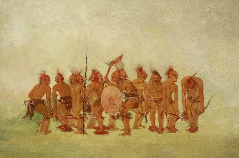 Dilenci Dansı, Sauk ve Fox - George Catlin