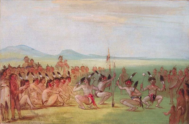 Şahin Dansı, Choctaw - George Catlin