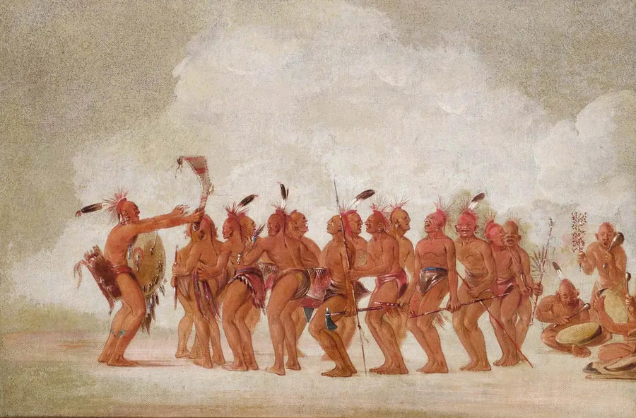 Kölelerin Dansı, Sac ve Renard - George Catlin