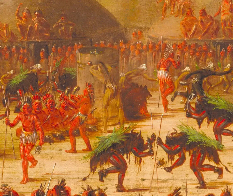 Boğa Dansı, Mandan O-kee-pa Töreni - George Catlin