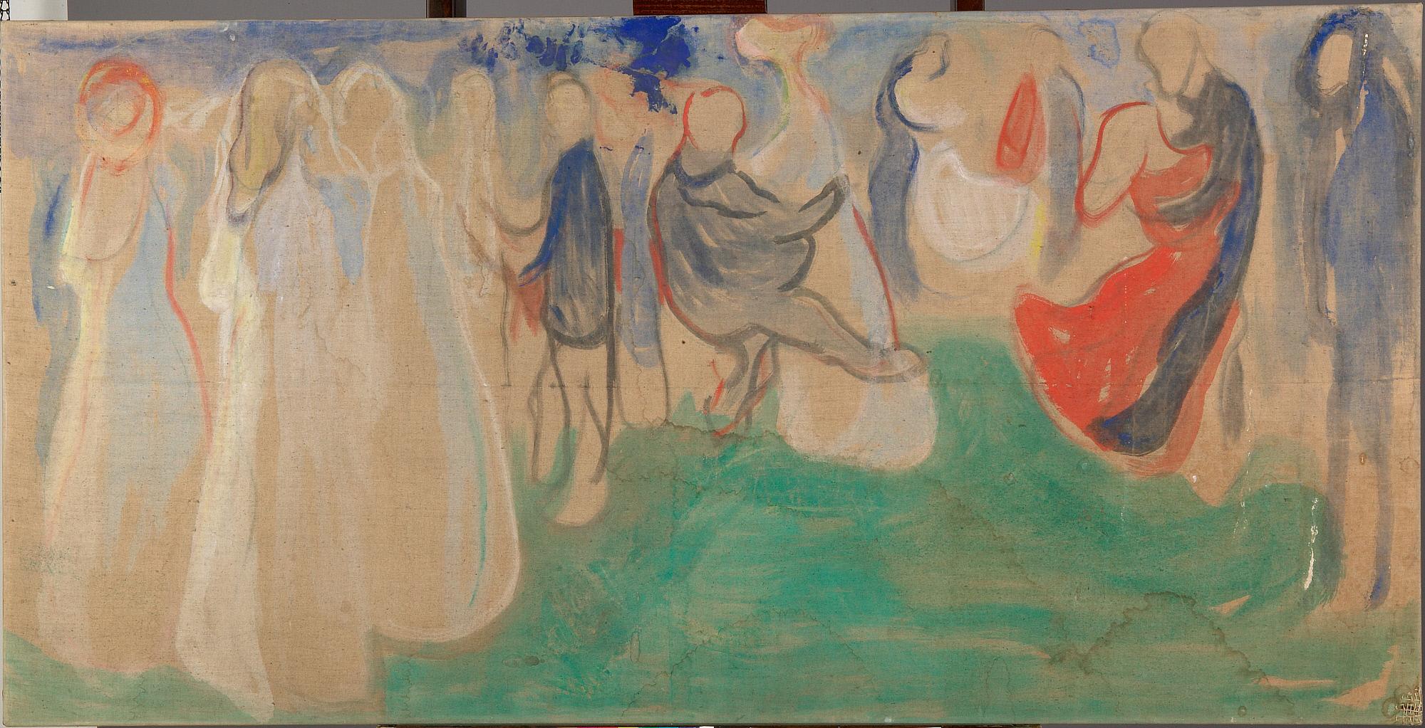Reproduction du tableau « Danse - Edvard Munch » par Alpha Reproduction en peinture à l’huile