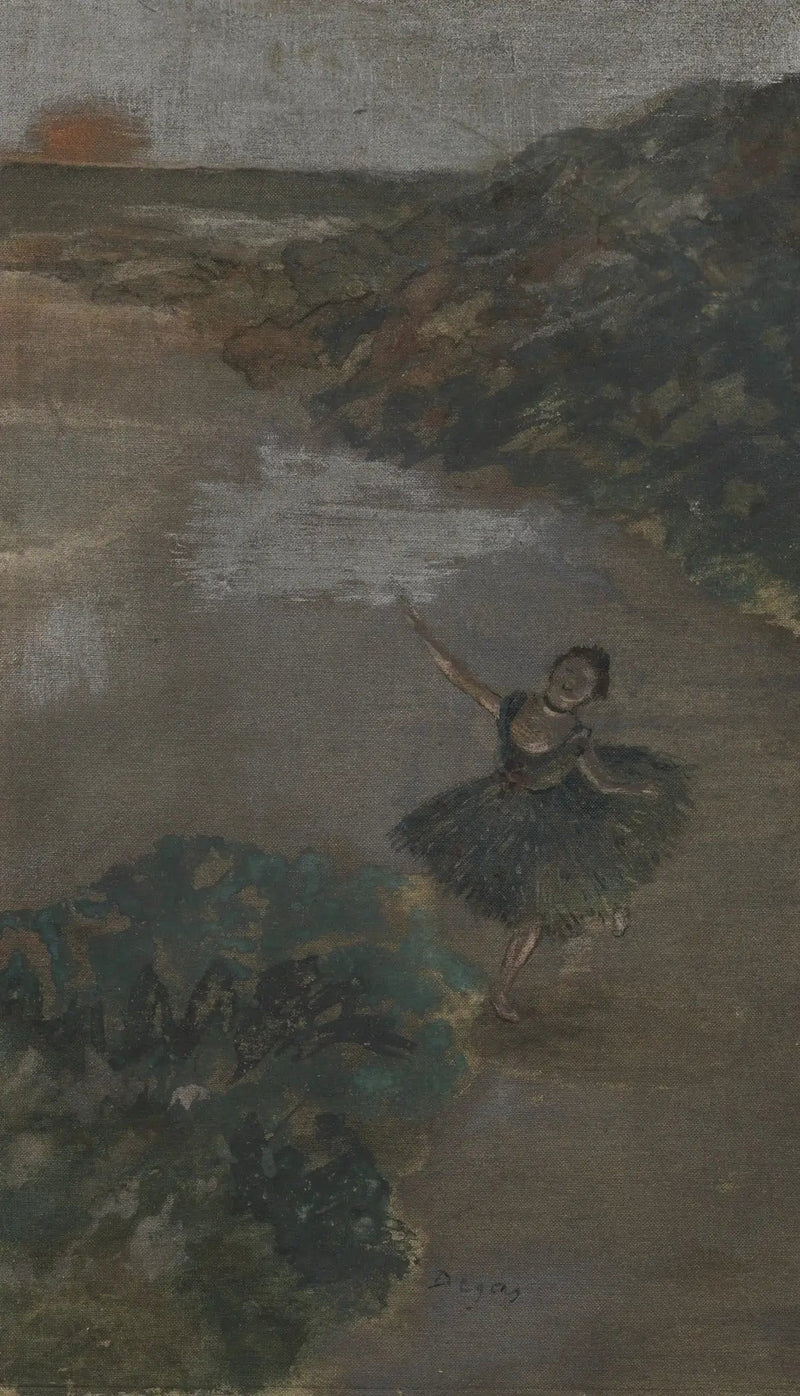 Sahnedeki Dansçı - Edgar Degas