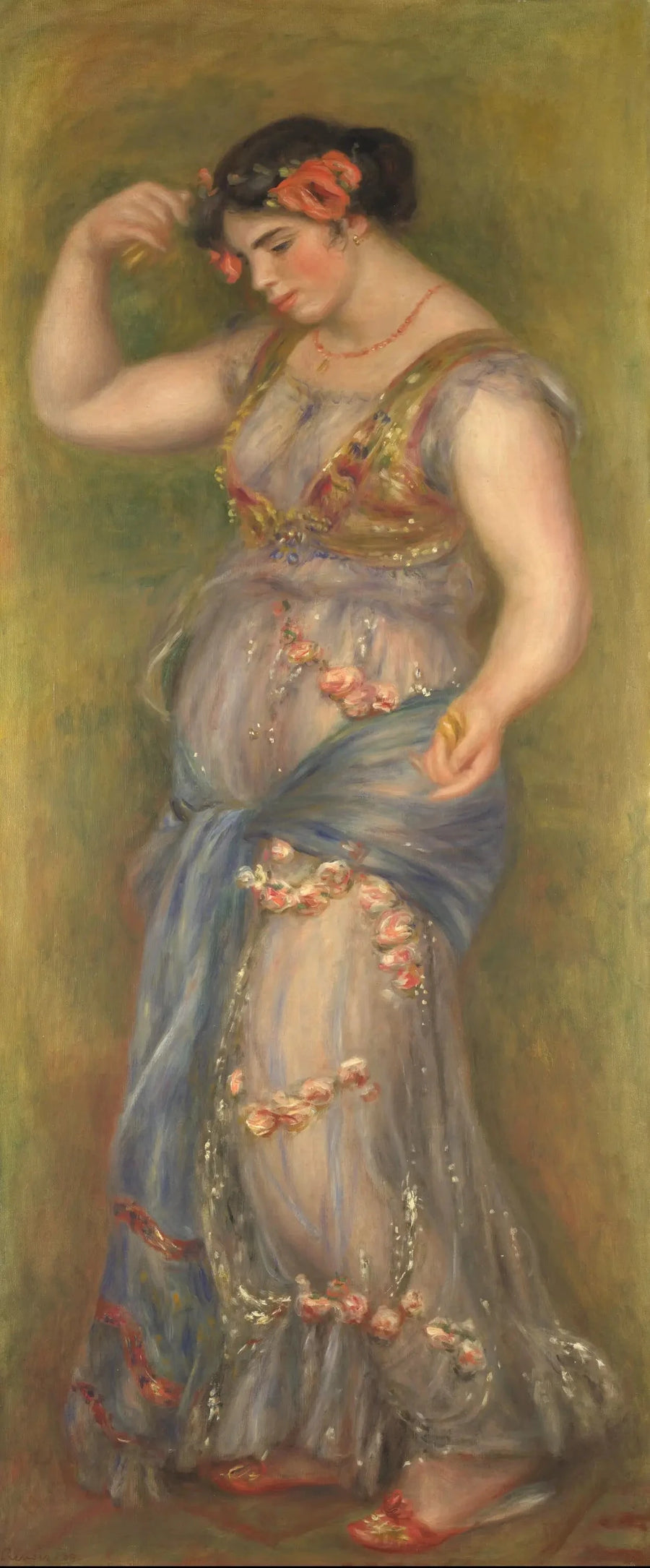 Kastanyetli Dansçı - Pierre-Auguste Renoir