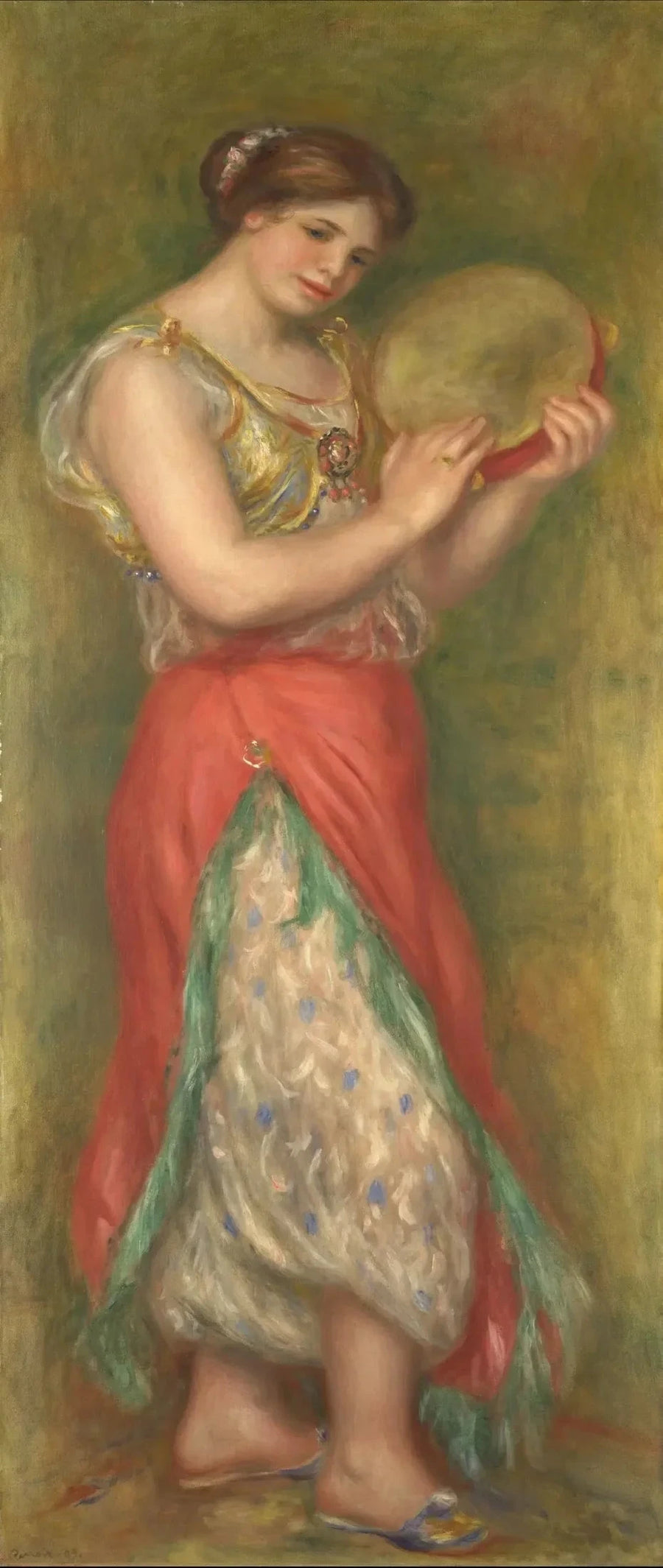 Tamburcu Dansçı - Pierre-Auguste Renoir