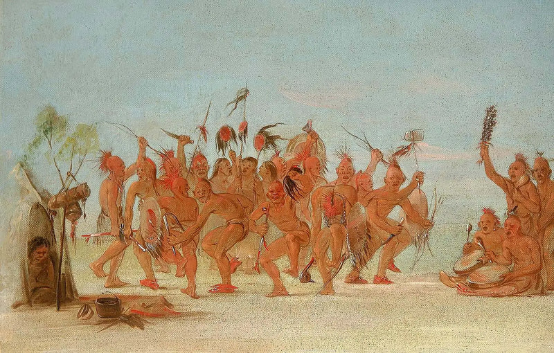 Cesur Medikal Çantası Üzerinde Dans - George Catlin