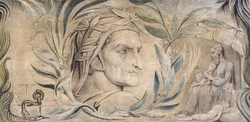 Dante Alighieri (vers 1265-1321) - William Blake - Alpha Reproduction