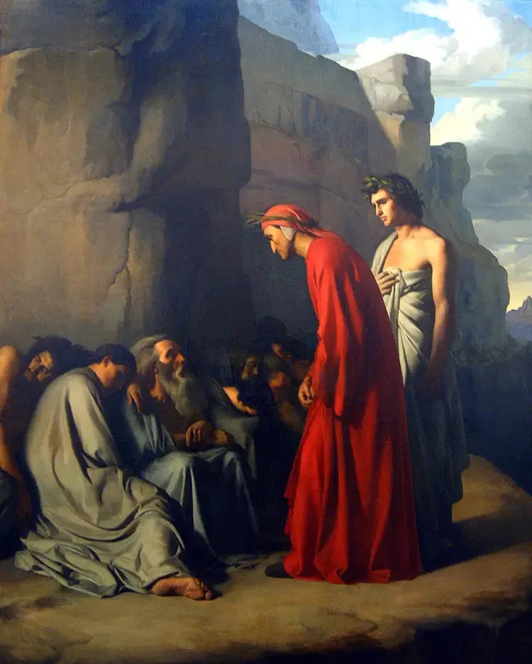 Dante Cehennemde - Hippolyte Flandrin