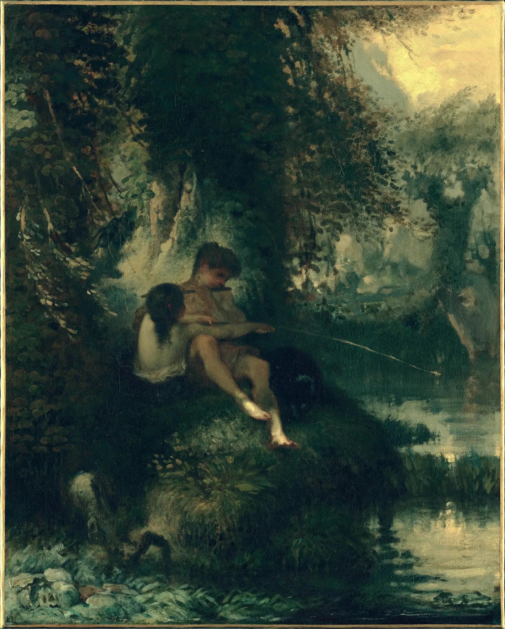 Daphnis et Chloé - Jean-François Millet image 1 tableau peint à l’huile sur toile