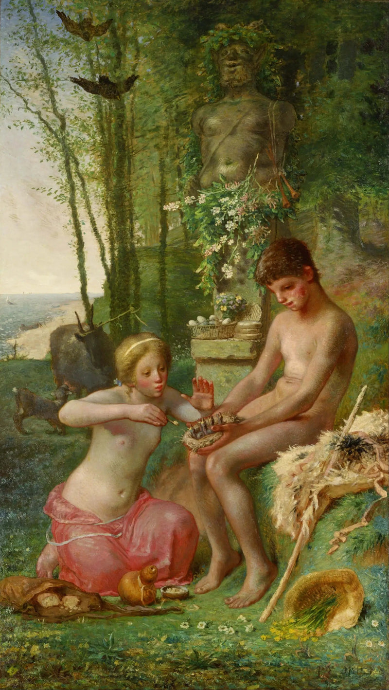 Daphnis ve Chloé - Jean-François Millet
