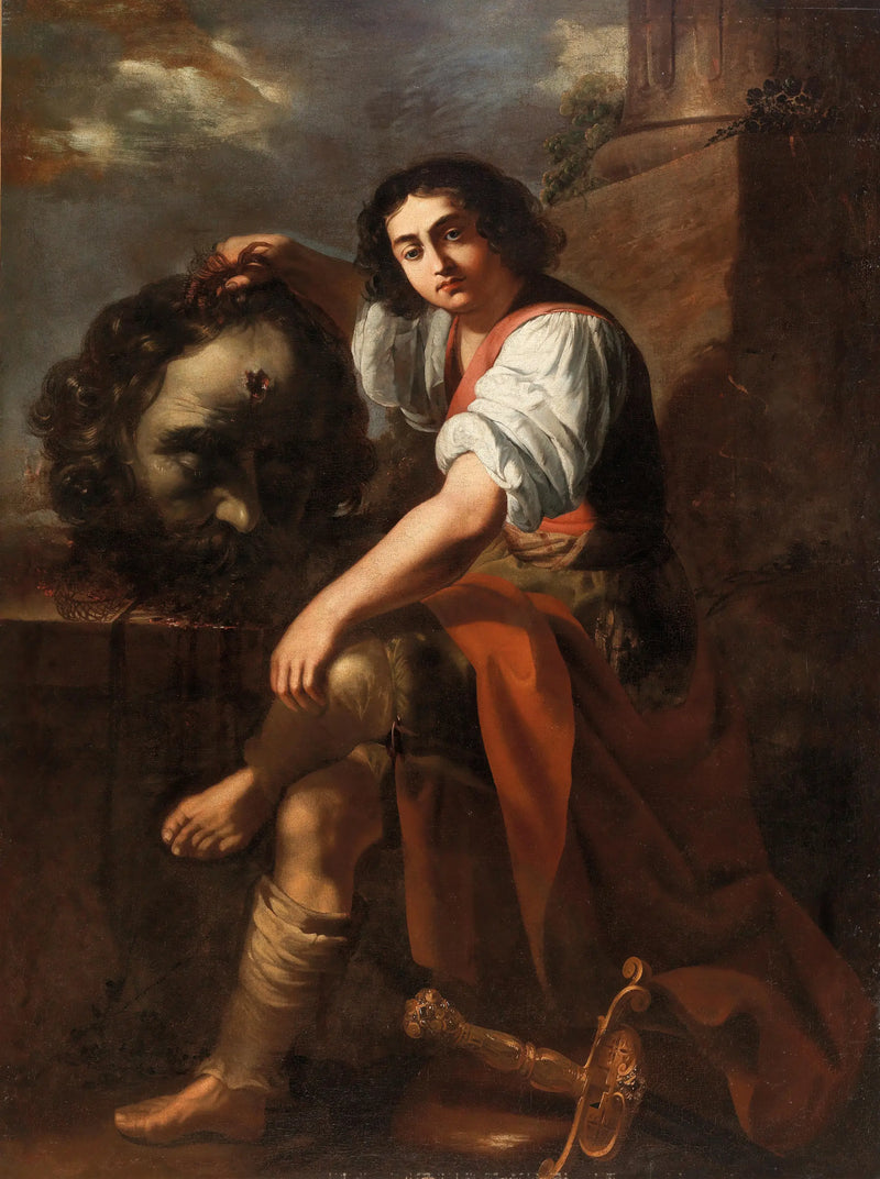 David ve Golyat'ın başı - Artemisia Gentileschi