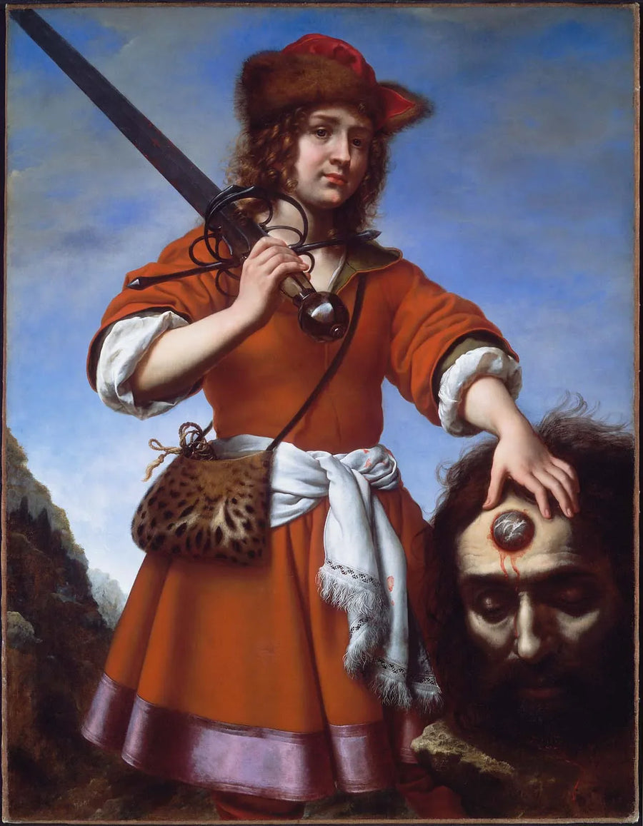David ve Golyat başlı Carlo Dolci