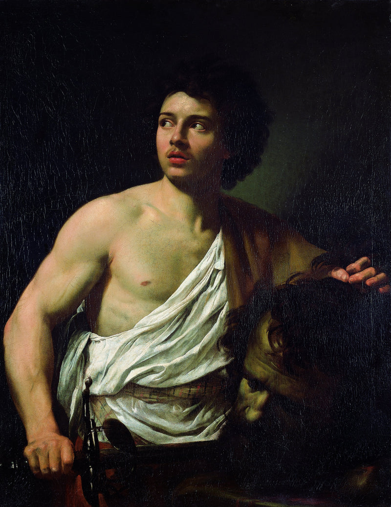 David ve Golyat'ın başı - Simon Vouet