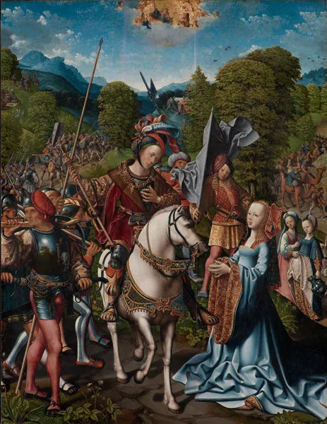 David ve Abigail - Jacob Cornelisz van Oostsanen