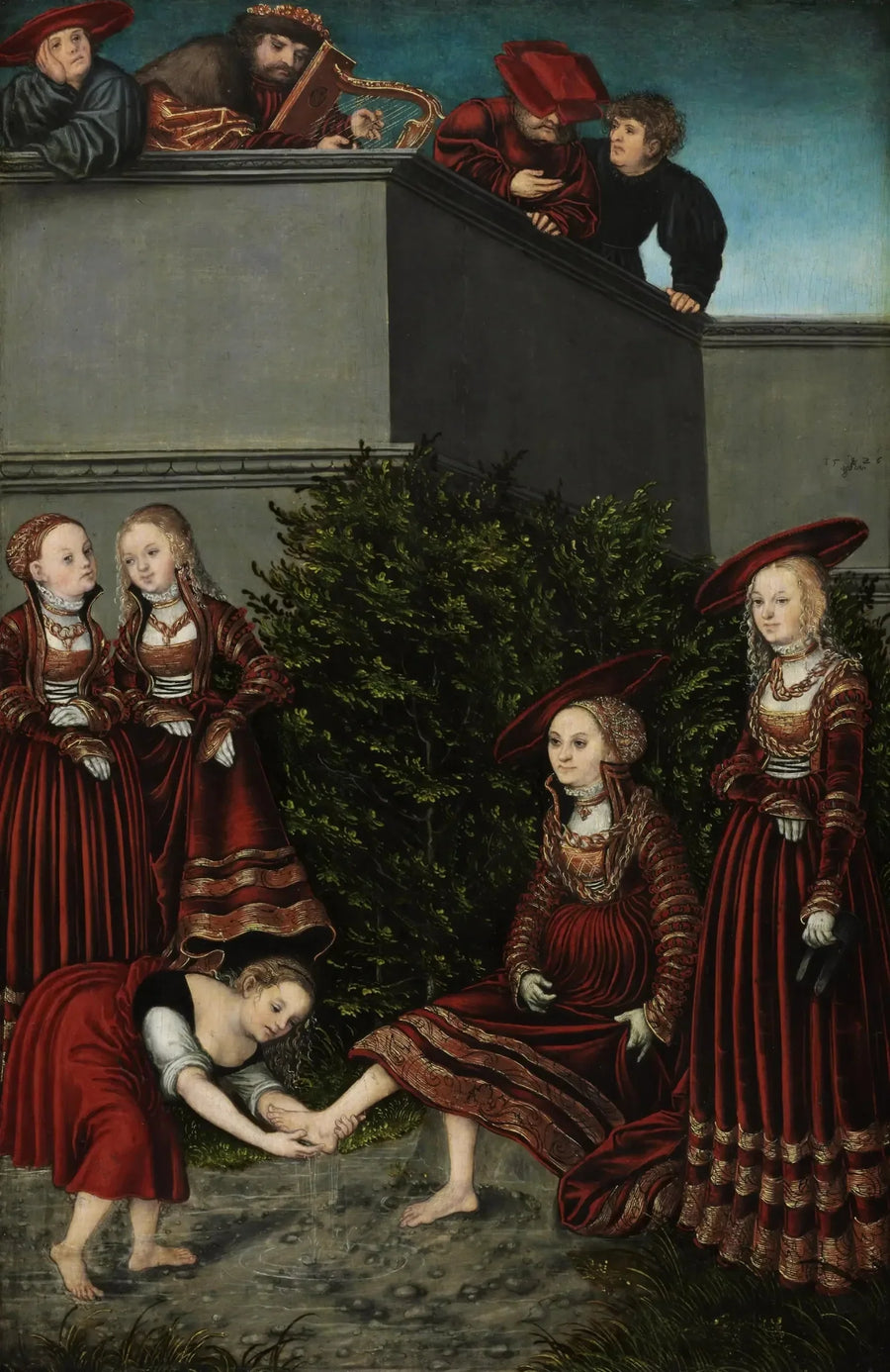 David ve Bethsabé - Lucas Cranach the Elder