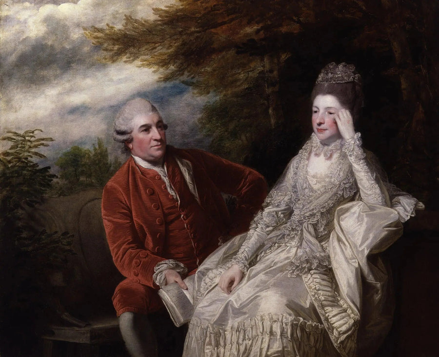 David Garrick; Eva Maria Garrick (düğüm Veigel) - Joshua Reynolds