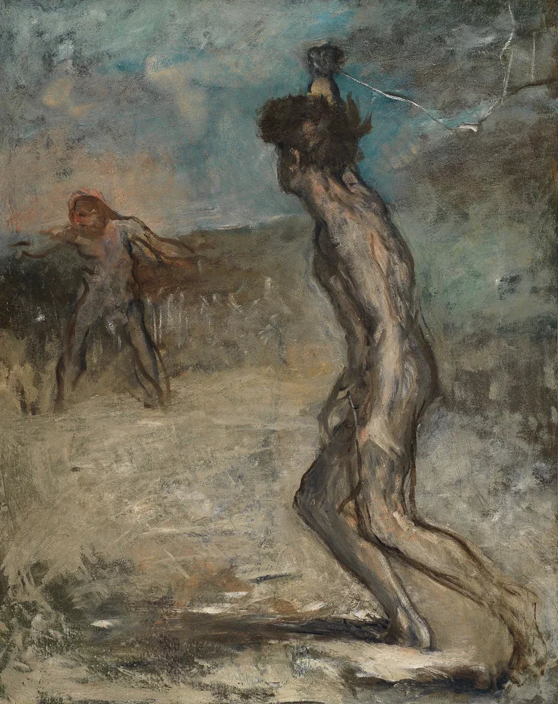 David ve Goliat - Edgar Degas