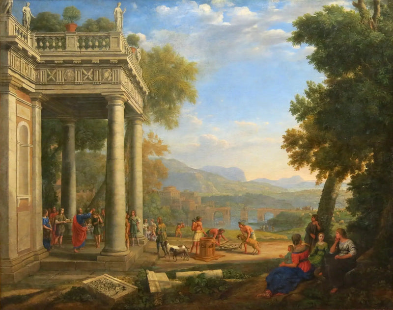 Samuel tarafından kutsanmış kral David - Claude Lorrain