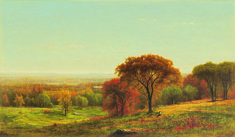 Hudson Vadisi'nin diğer tarafında, Catskills eteklerinde - George Inness