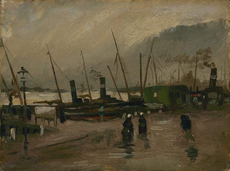 Amsterdam'da La Ruijterkade - Vincent van Gogh