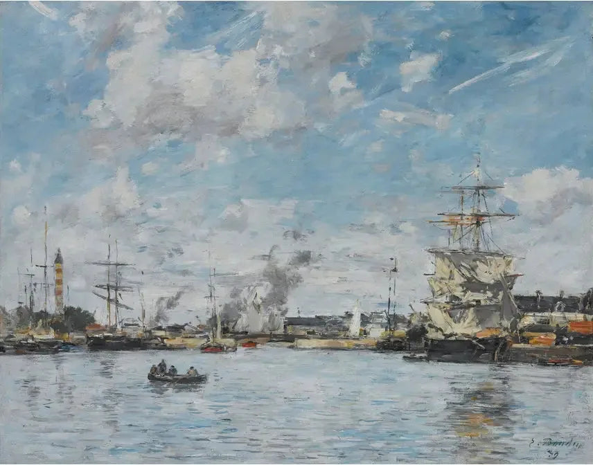 Deanville. Havuz - Eugène Boudin