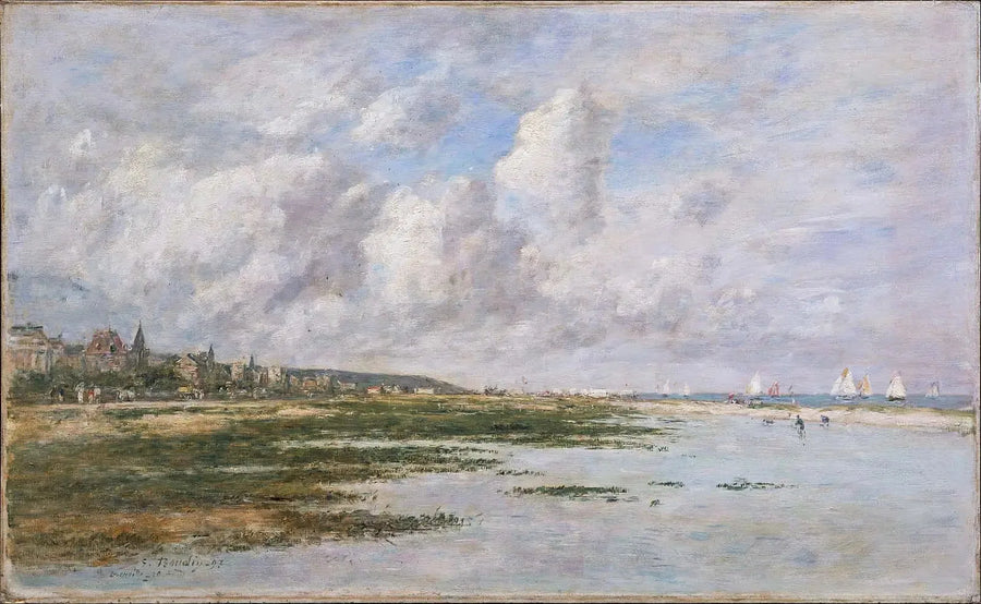 Düşük Gelgitte Deauville - Eugène Boudin