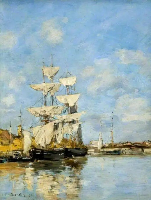 Deauville, Havuz - Eugène Boudin