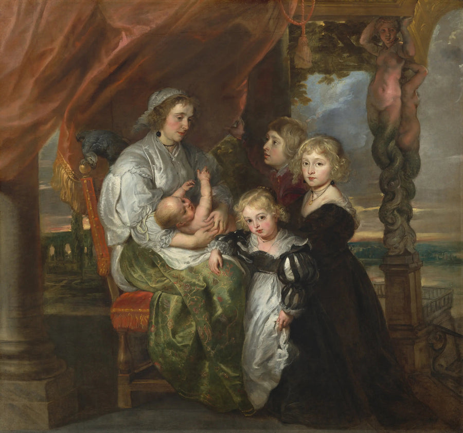 Deborah Kip, Sir Balthasar Gerbier'in eşi ve çocukları - Peter Paul Rubens