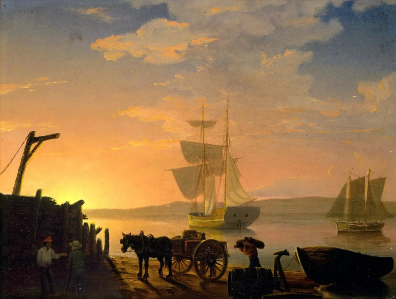 Bir Gemi Boşaltma - Fitz Henry Lane