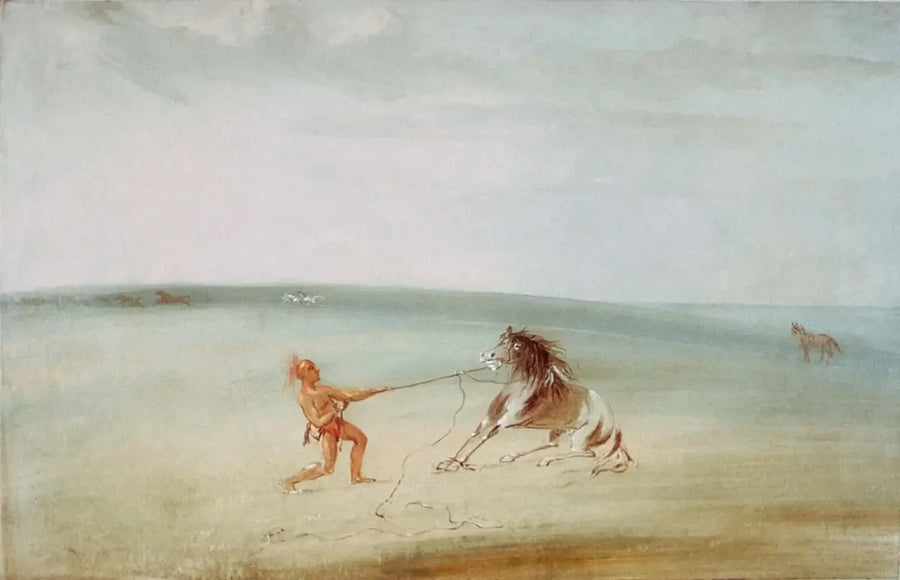 Vahşi Atı Parçala - George Catlin