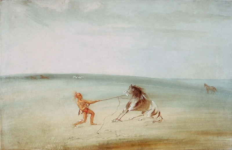 Vahşi Atı Parçala - George Catlin