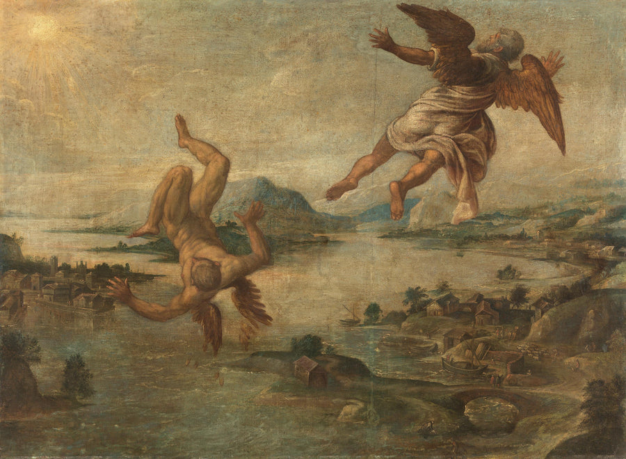 Dédale ve Ikaros - Jacopo Tintoretto