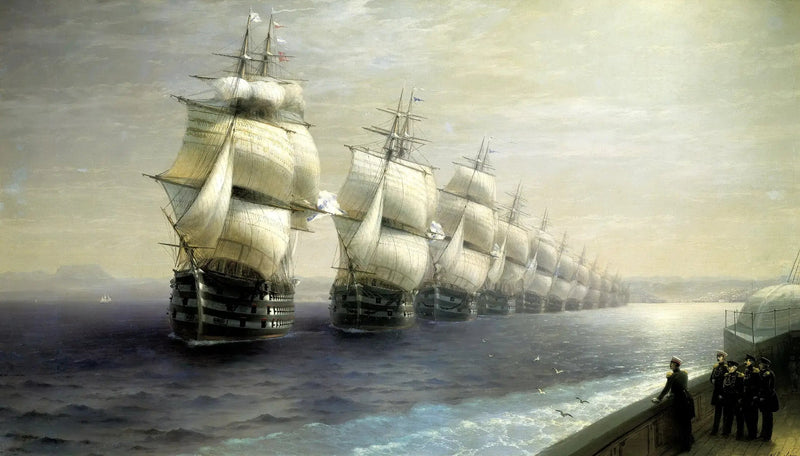 Karadeniz Filosu Geçişi - Ivan Aïvazovski