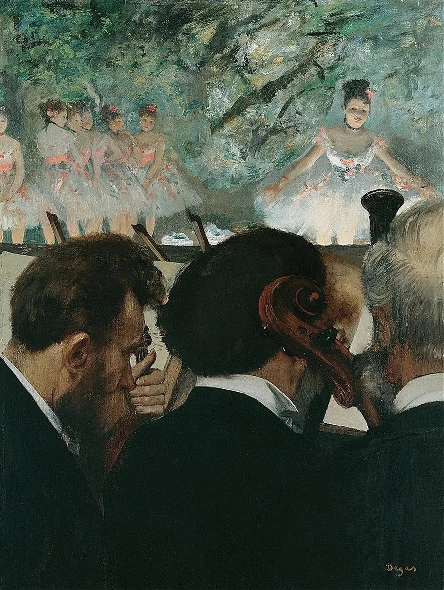 Orkestradaki Müzisyenler - Edgar Degas